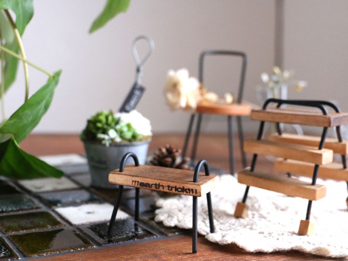 古材のミニチュア家具シリーズ ￥500(税込）～ | 大阪｜アーストリック